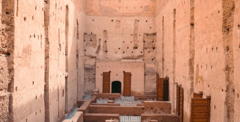 Experience the historic beauty of El Badii Palace in Marrakesh, Morocco travel5 Day Tour Casablanca to Marrakech